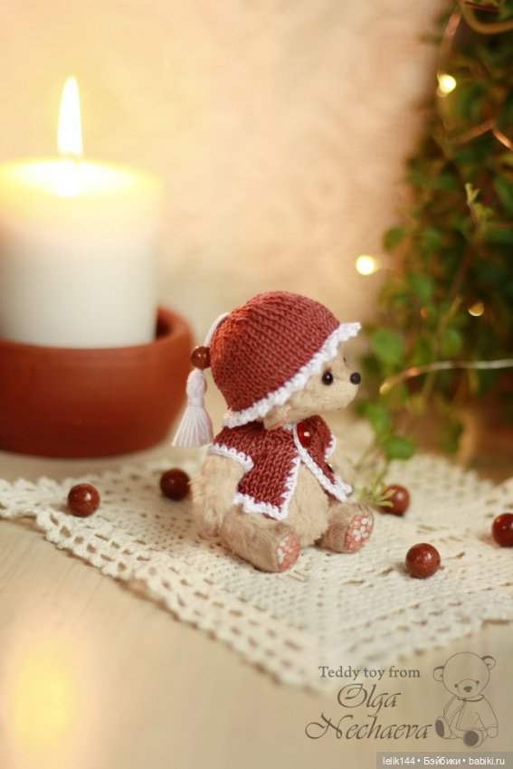 Мини мишка Соня — Авторские мишки Тедди и друзья: фото (фото 4)