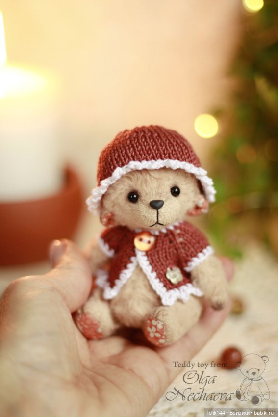 Мини мишка Соня — Авторские мишки Тедди и друзья: фото (фото 2)