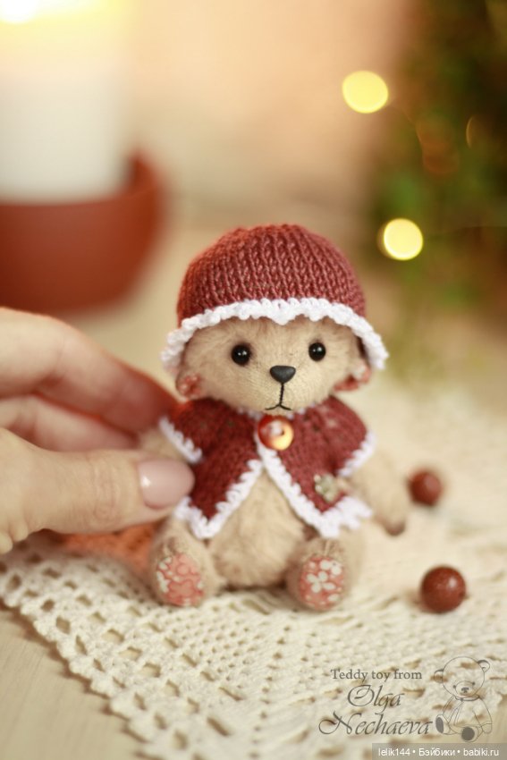 Мини мишка Соня — Авторские мишки Тедди и друзья: фото (фото 7)