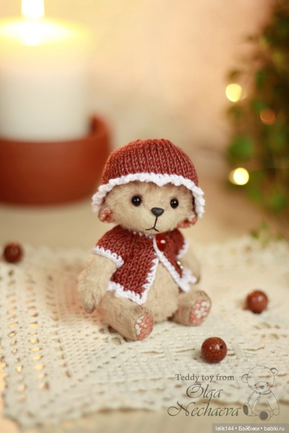 Мини мишка Соня — Авторские мишки Тедди и друзья: фото (фото 3)