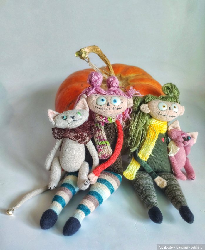 Кошмуры пришли — Текстильные игрушки и примитивы: кофейные