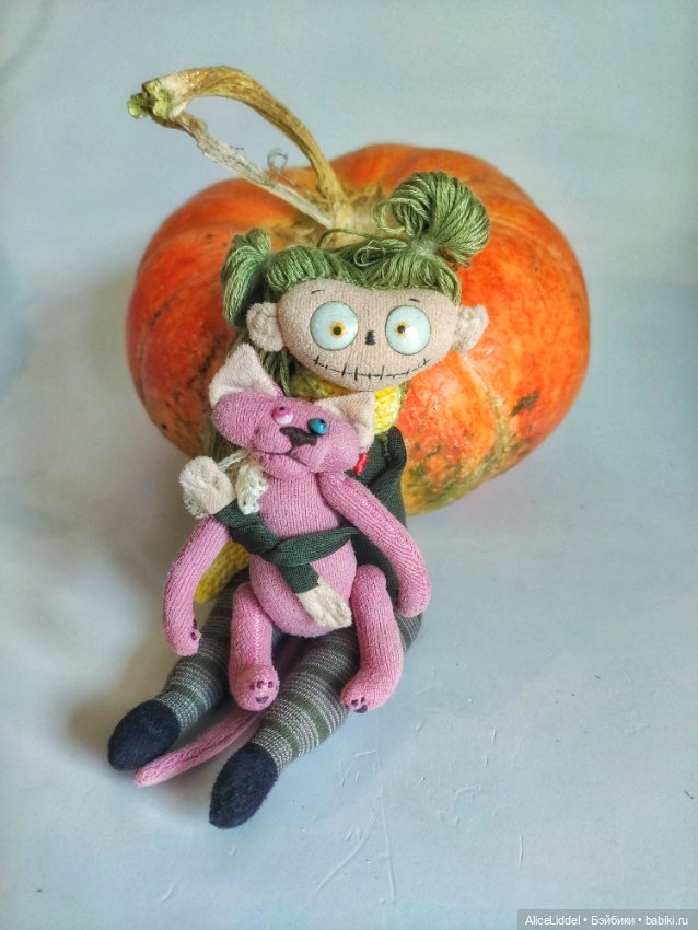 Кошмуры пришли — Текстильные игрушки и примитивы: кофейные (фото 6)