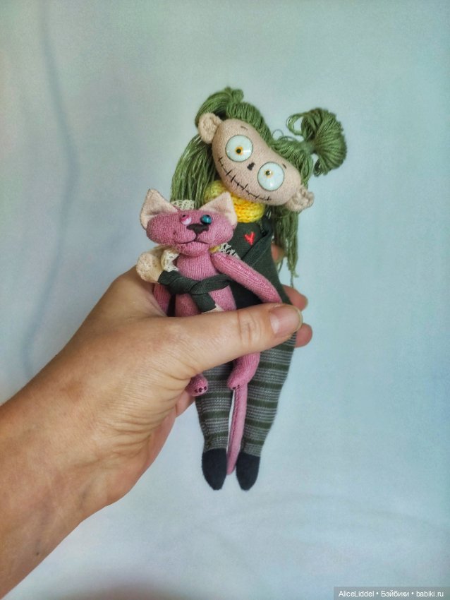 Кошмуры пришли — Текстильные игрушки и примитивы: кофейные (фото 7)