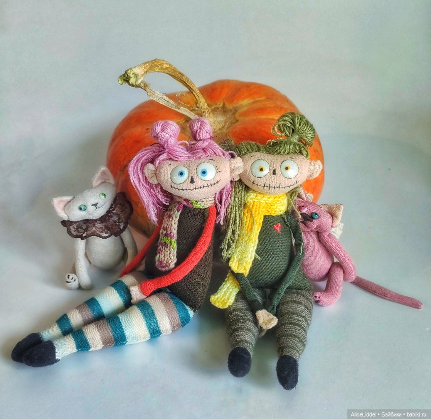 Кошмуры пришли — Текстильные игрушки и примитивы: кофейные (фото 2)