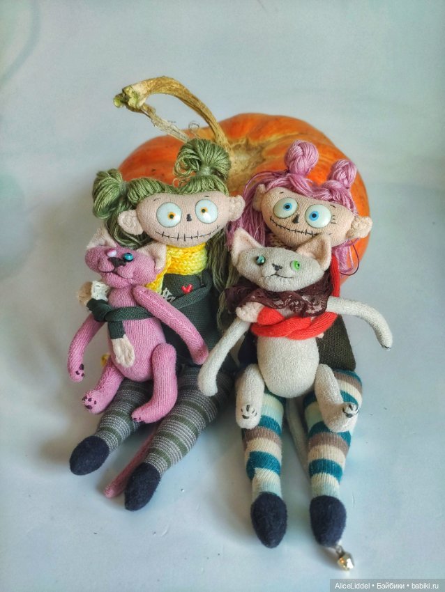 Кошмуры пришли — Текстильные игрушки и примитивы: кофейные (фото 8)