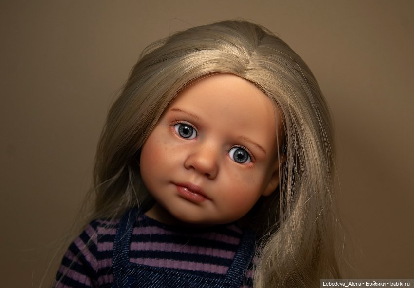 Маленькая Лотта — ООАК и кастом кукол Gotz (Готц): перерисовка (фото 3)