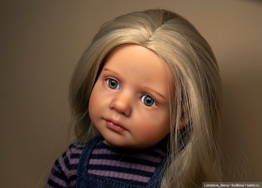 Маленькая Лотта — ООАК и кастом кукол Gotz (Готц): перерисовка (фото 4)