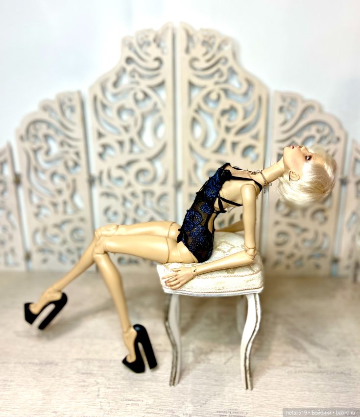 Чёрный боди. Куклы - Popovy (фото 3)