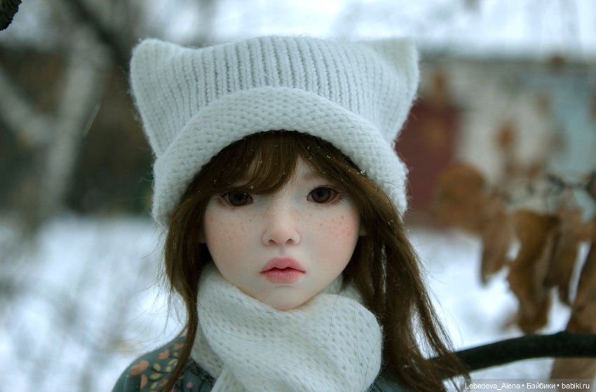 Мэй и первый снег — Гибридизация кукол BJD (БЖД): пересадка головы (фото 5)