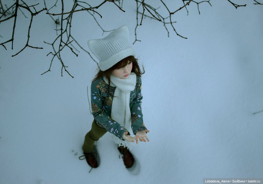 Мэй и первый снег — Гибридизация кукол BJD (БЖД): пересадка головы (фото 4)