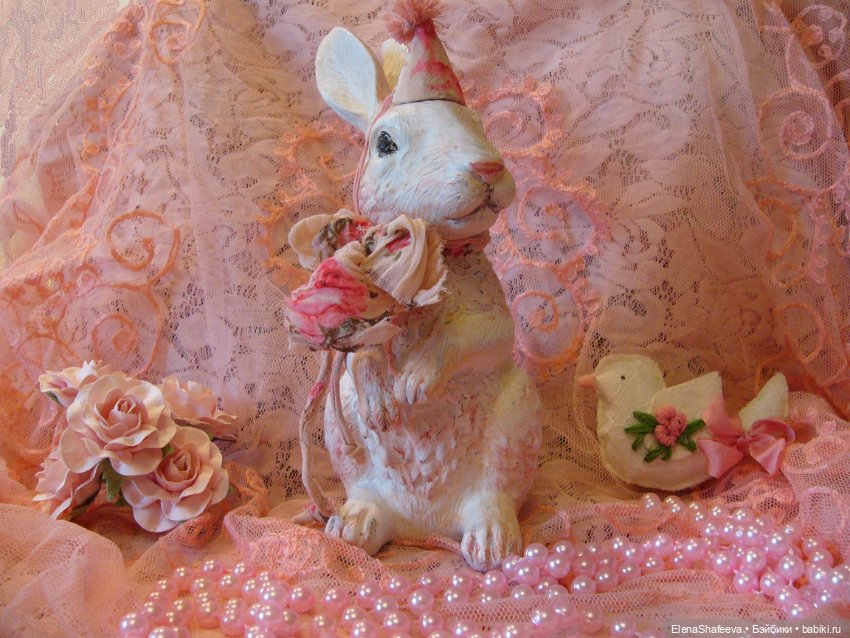 Зайка, переделка из игрушки (фото 7)