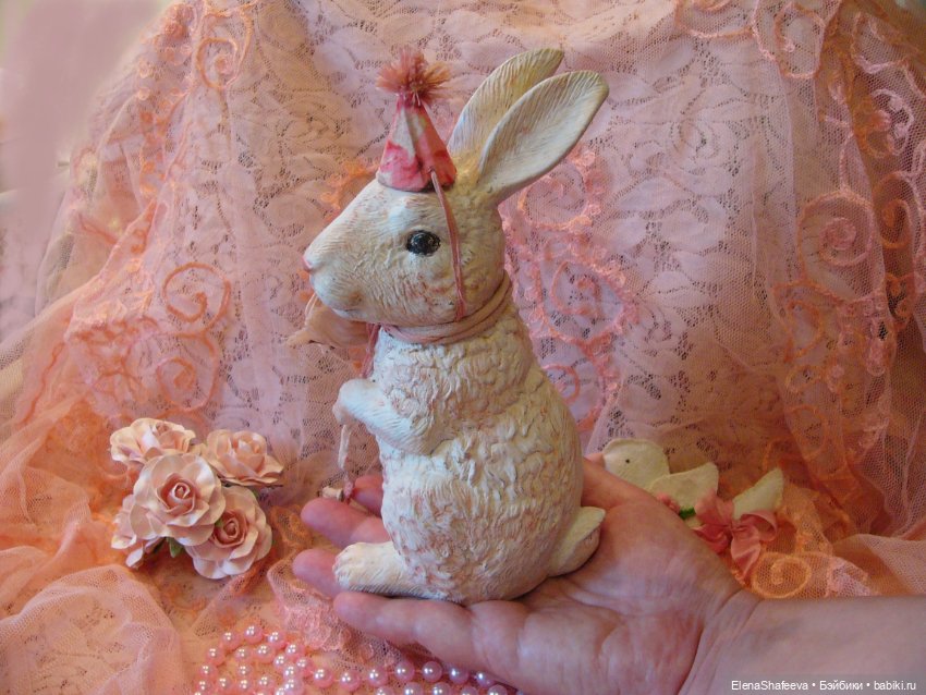 Зайка, переделка из игрушки (фото 3)