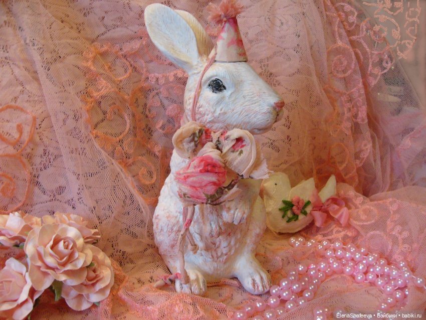 Зайка, переделка из игрушки (фото 5)