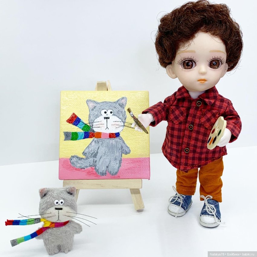 Мой Рома - художник — Куклы Baboliy (Баболи (фото 5)