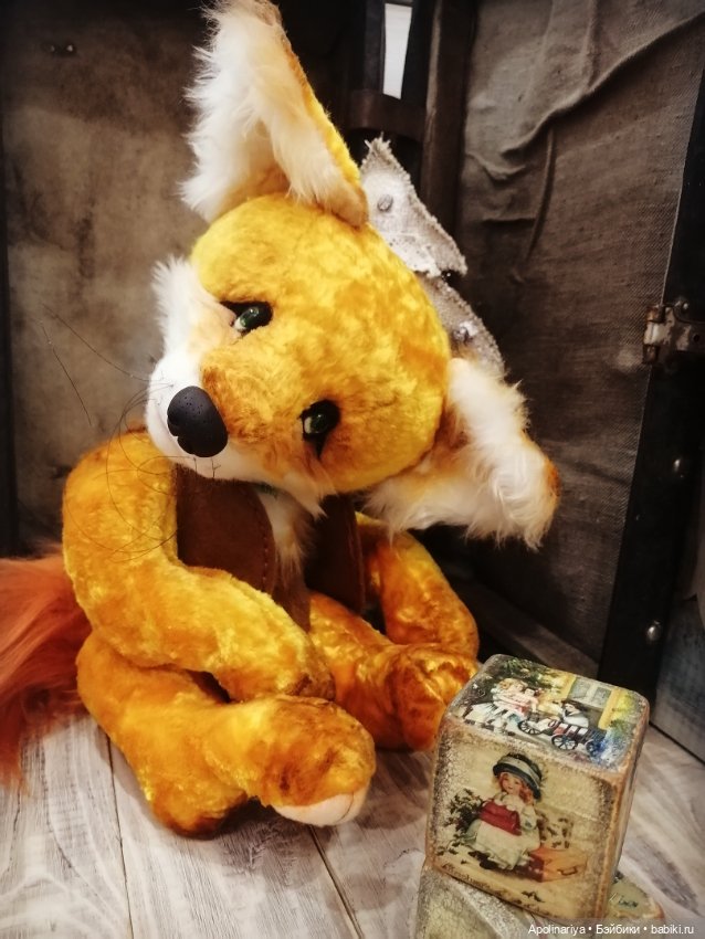 Гелиос лис-тедди — Авторские мишки Тедди и друзья: фото (фото 3)