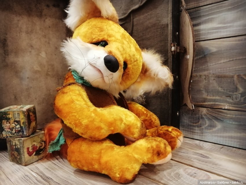 Гелиос лис-тедди — Авторские мишки Тедди и друзья: фото