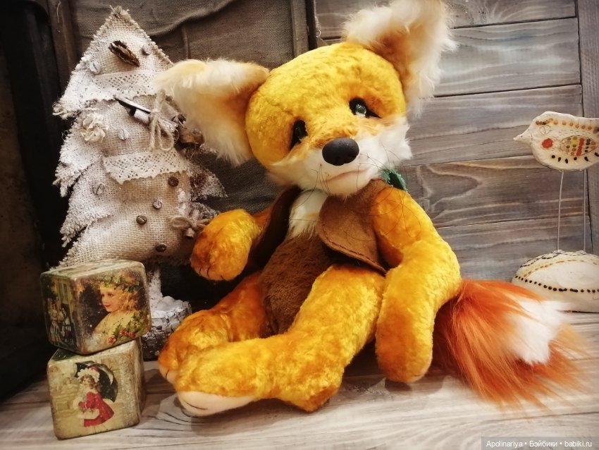 Гелиос лис-тедди — Авторские мишки Тедди и друзья: фото (фото 7)