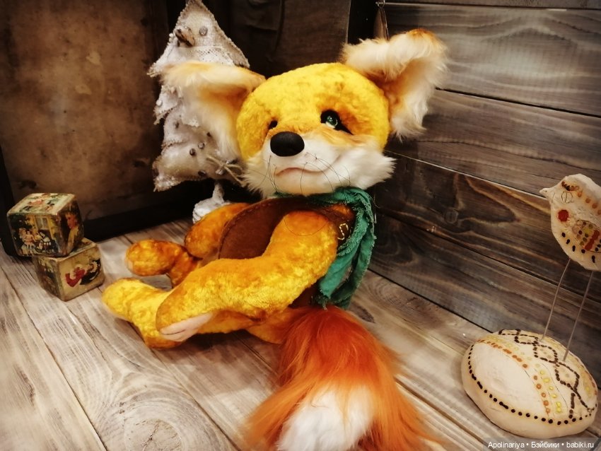 Гелиос лис-тедди — Авторские мишки Тедди и друзья: фото