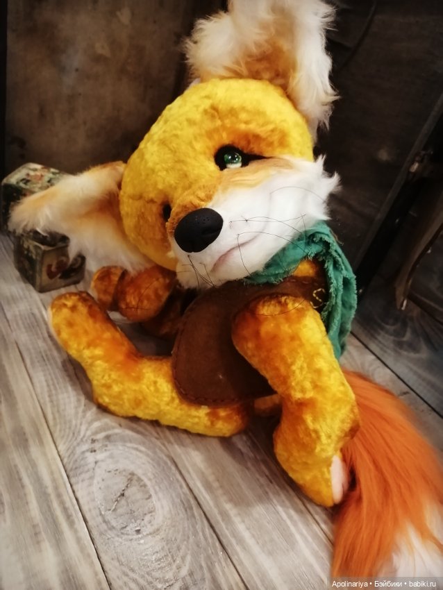 Гелиос лис-тедди — Авторские мишки Тедди и друзья: фото