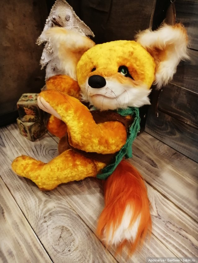 Гелиос лис-тедди — Авторские мишки Тедди и друзья: фото (фото 4)