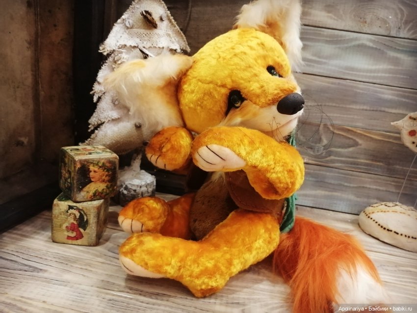 Гелиос лис-тедди — Авторские мишки Тедди и друзья: фото