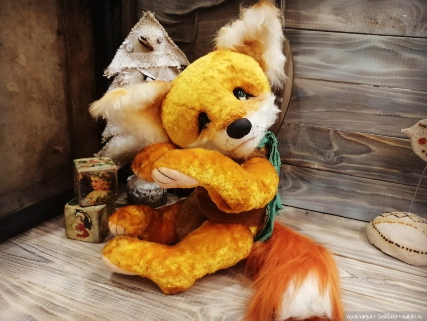 Гелиос лис-тедди — Авторские мишки Тедди и друзья: фото (фото 2)