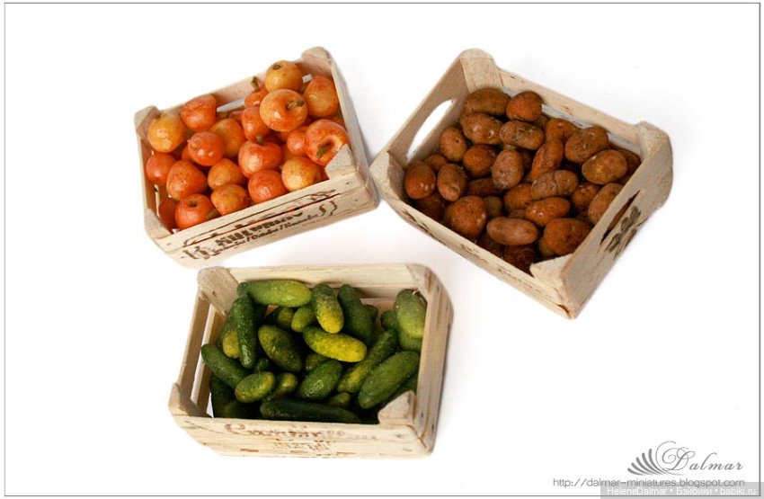 Урожай — Кукольная миниатюра своими руками: еда