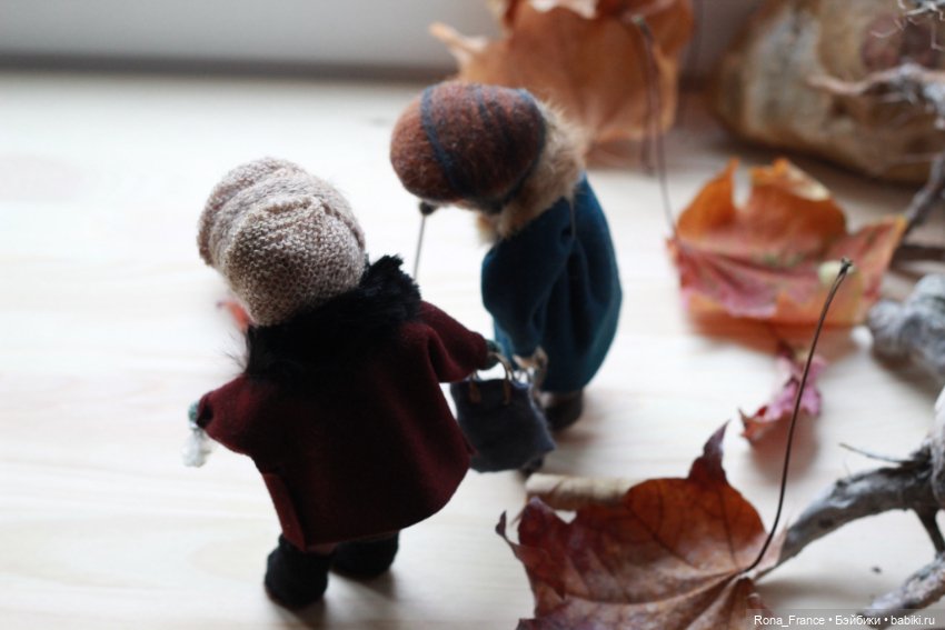 Две старушки — Авторские текстильные куклы: Вальдорфские