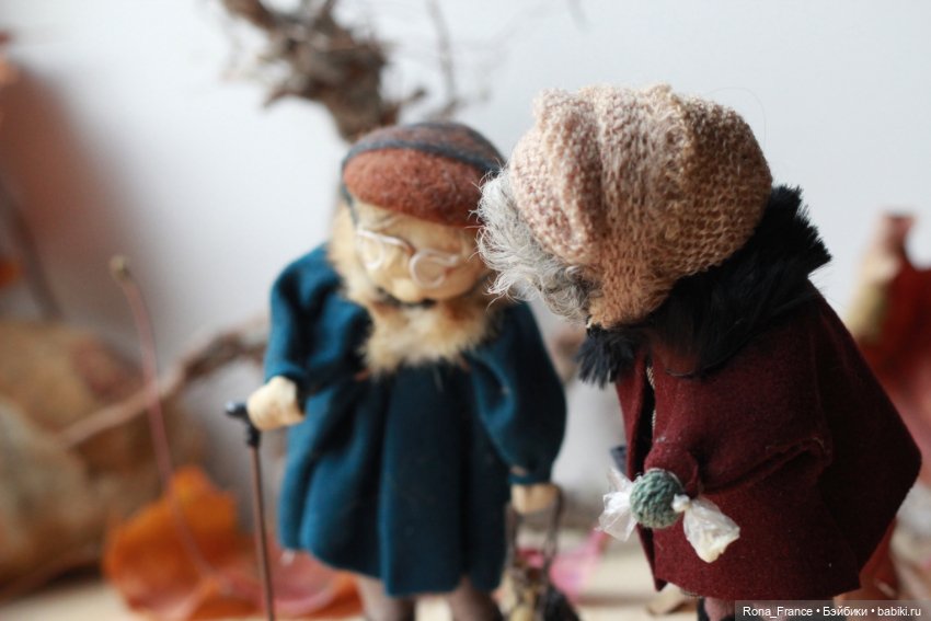 Две старушки — Авторские текстильные куклы: Вальдорфские (фото 2)