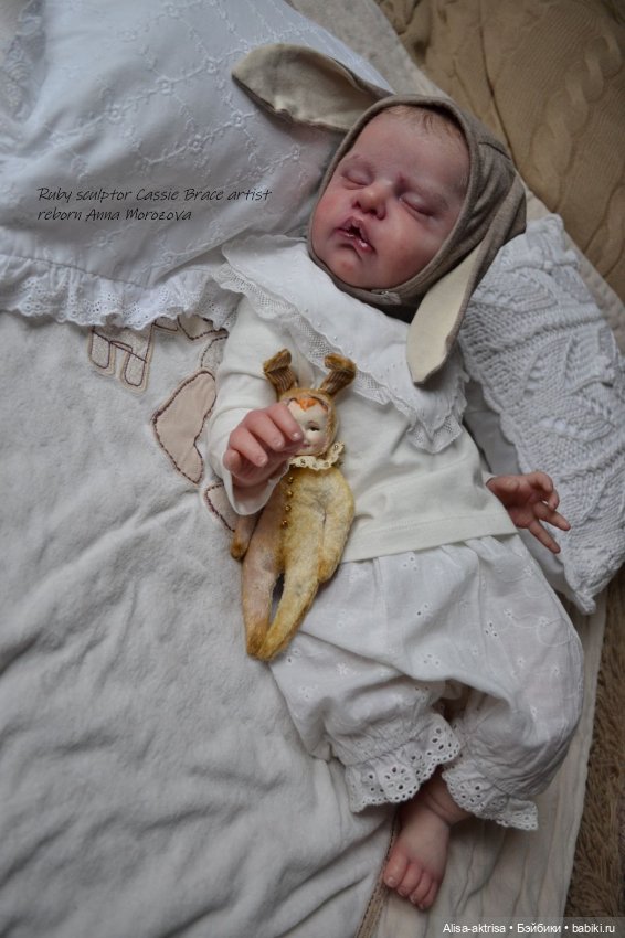 Зайчик Руби. Куклареборн Анны Морозовой