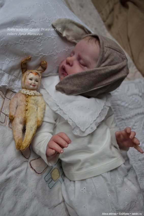 Зайчик Руби. Куклареборн Анны Морозовой