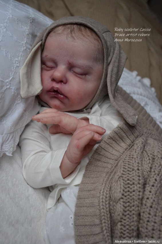 Зайчик Руби. Куклареборн Анны Морозовой (фото 5)