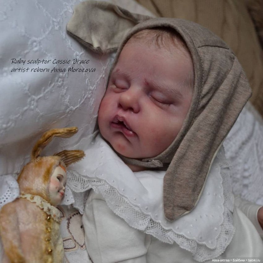 Зайчик Руби. Куклареборн Анны Морозовой