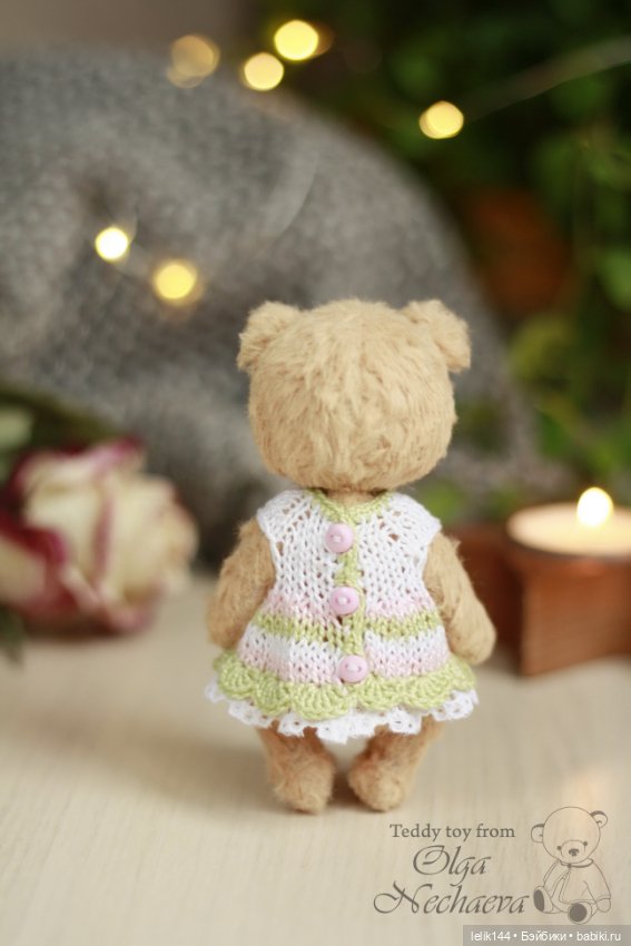 Мишка-малышка Хелен — Авторские мишки Тедди и друзья: фото (фото 5)