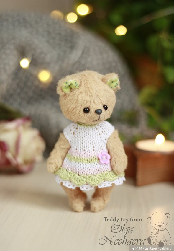 Мишка-малышка Хелен — Авторские мишки Тедди и друзья: фото (фото 6)
