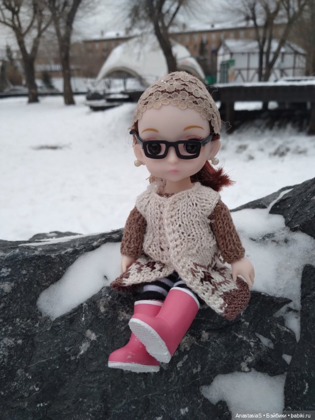 Зимняя прогулка — Куклы Baboliy (Баболи (фото 4)