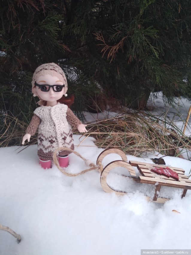 Зимняя прогулка — Куклы Baboliy (Баболи (фото 6)