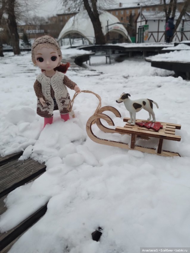Зимняя прогулка — Куклы Baboliy (Баболи (фото 2)