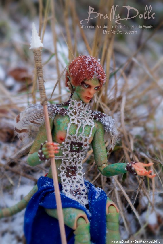Воин Ящеров — Авторские шарнирные куклы своими руками: лепка (фото 4)