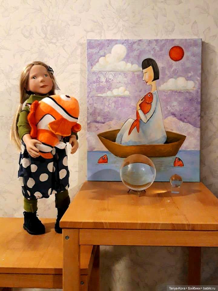 "Королева рыб". Бетье Цвергназе и моя живопись