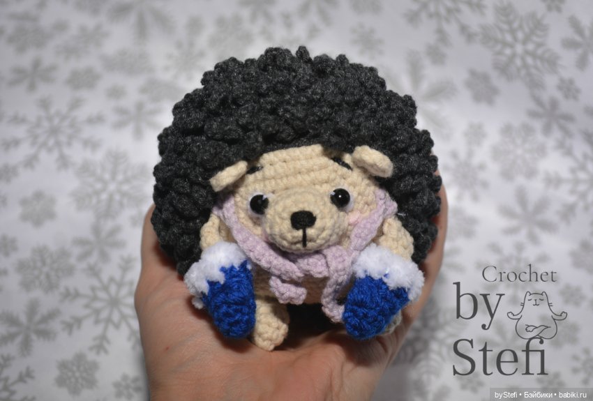 Ёжик в рукавичках — Вязаные игрушки и амигуруми: крючком (фото 3)