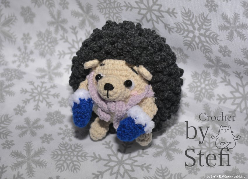 Ёжик в рукавичках — Вязаные игрушки и амигуруми: крючком (фото 2)