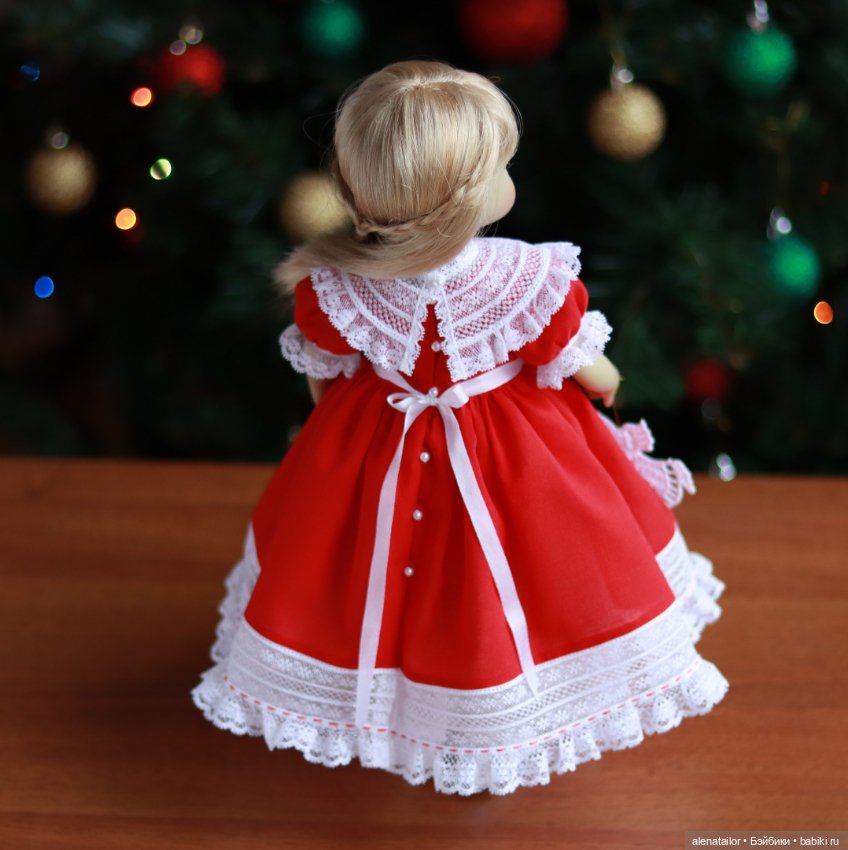 Новогоднее платье в технике heirloom (фото 3)