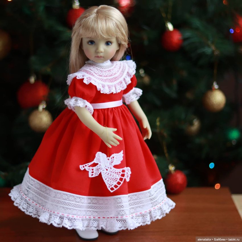 Новогоднее платье в технике heirloom (фото 2)