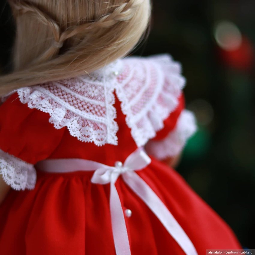 Новогоднее платье в технике heirloom (фото 4)