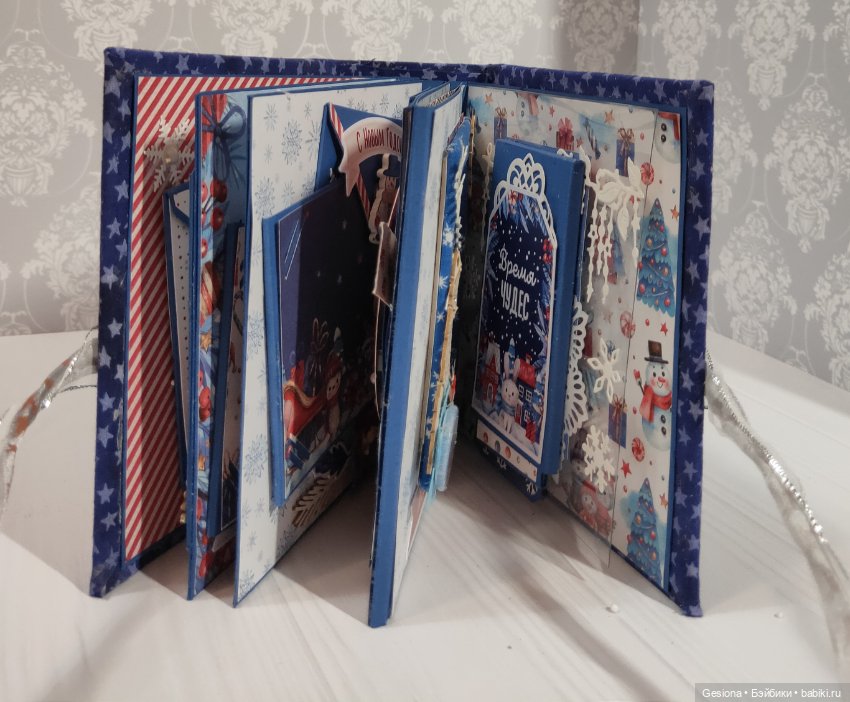 Снеговичковые забавы — Скрапбукинг и кардмейкинг: альбомы (фото 7)