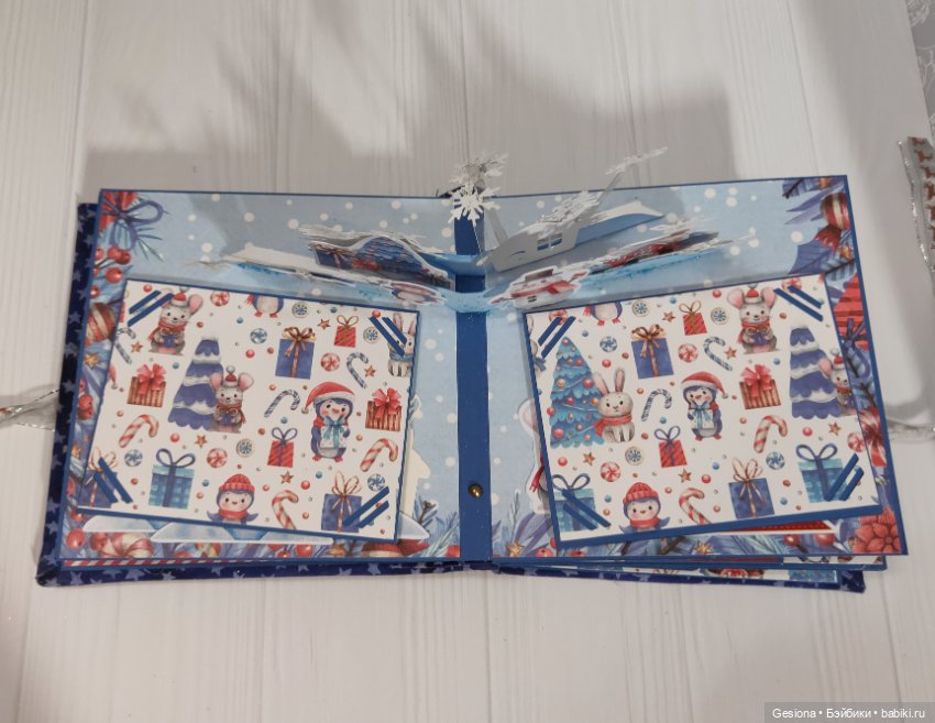 Снеговичковые забавы — Скрапбукинг и кардмейкинг: альбомы (фото 3)