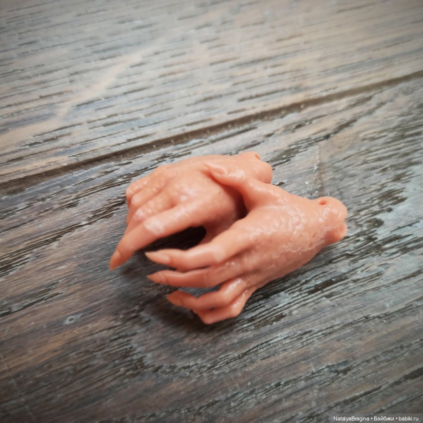 Немного процесса — Авторские шарнирные куклы своими руками: лепка (фото 9)