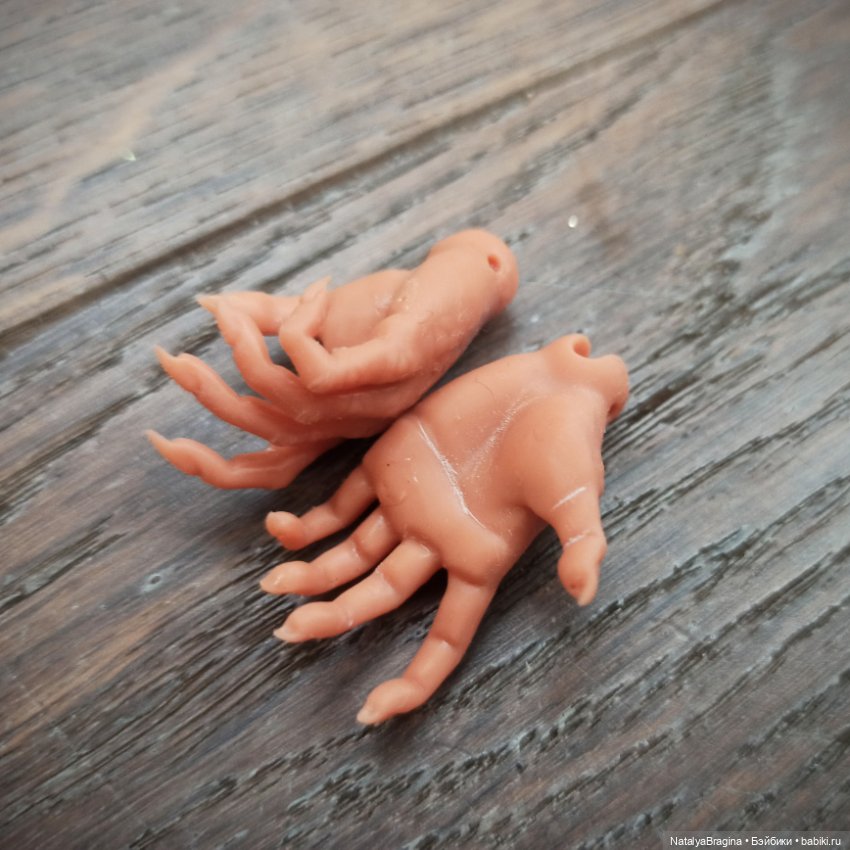 Немного процесса — Авторские шарнирные куклы своими руками: лепка