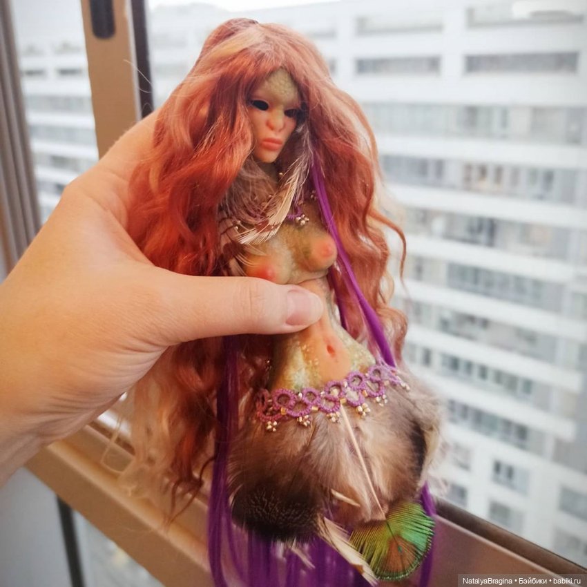 Немного процесса — Авторские шарнирные куклы своими руками: лепка (фото 8)